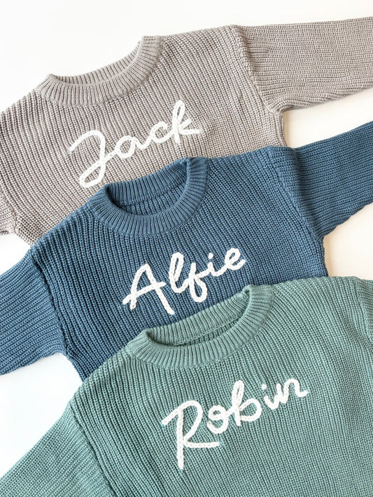 Personalised Knitted Jumper