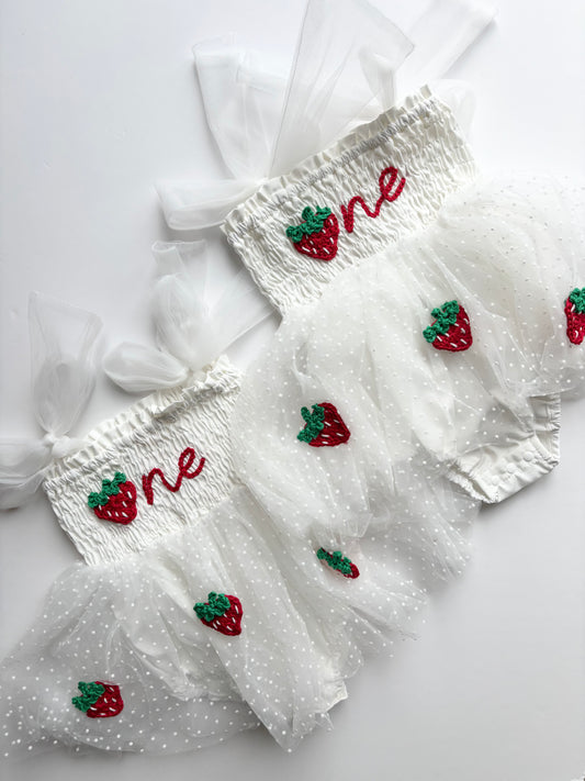 Strawberry Birthday Dress